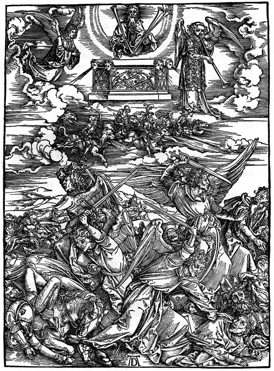 Los Cuatro Ángeles Vengadores de Albrecht Dürer