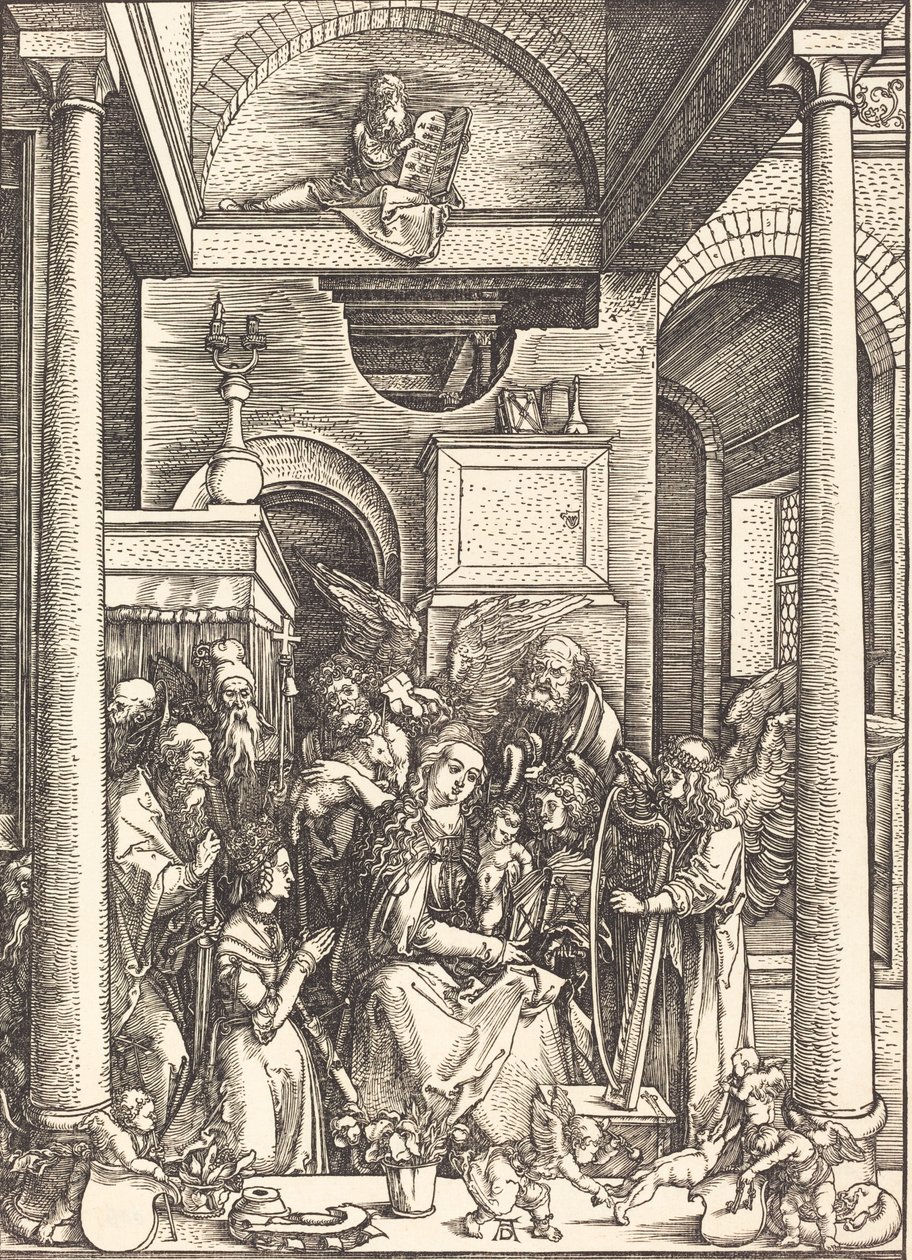 La glorificación de la Virgen de Albrecht Dürer
