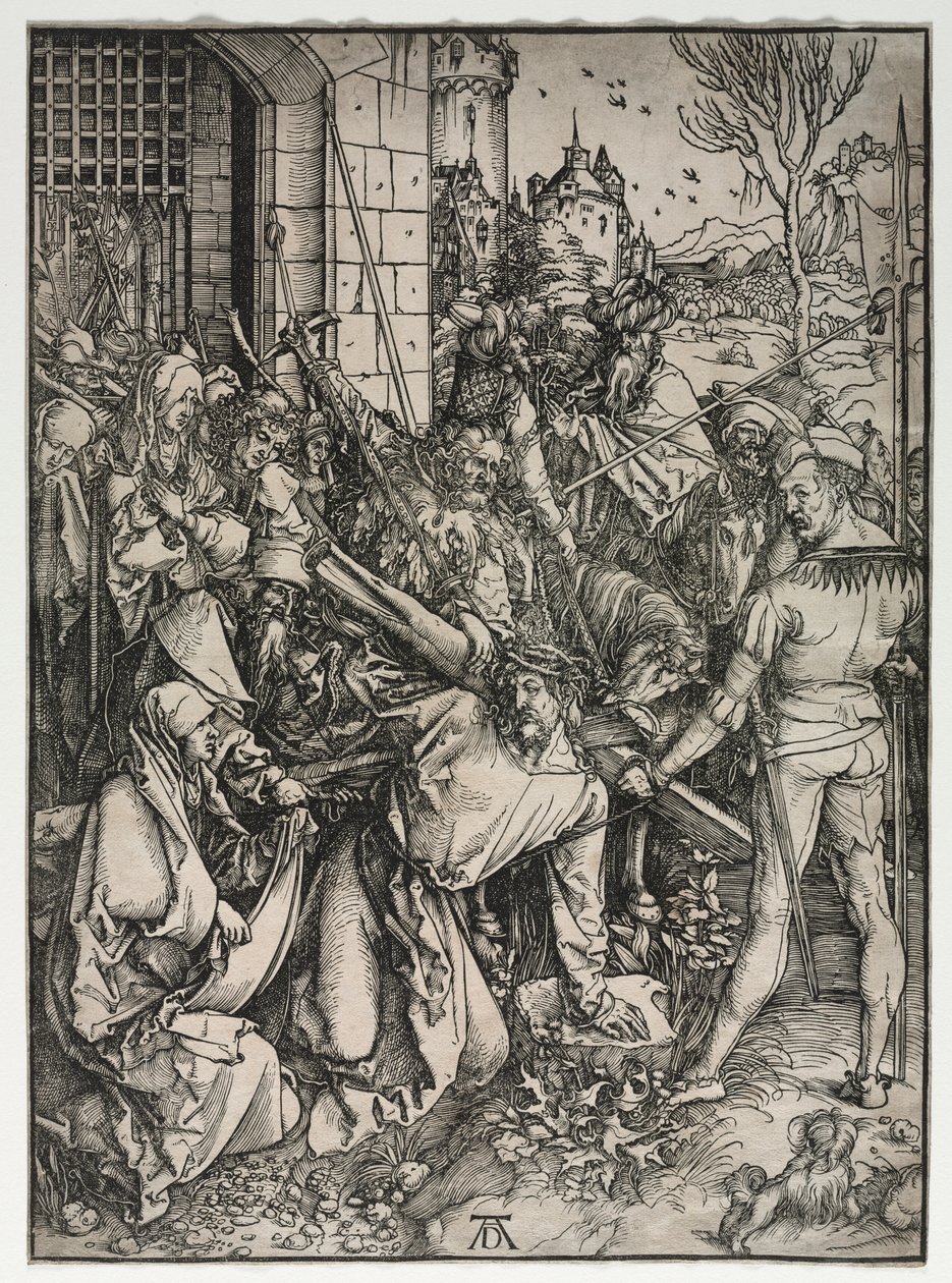 La gran pasión: Cristo llevando la cruz de Albrecht Dürer