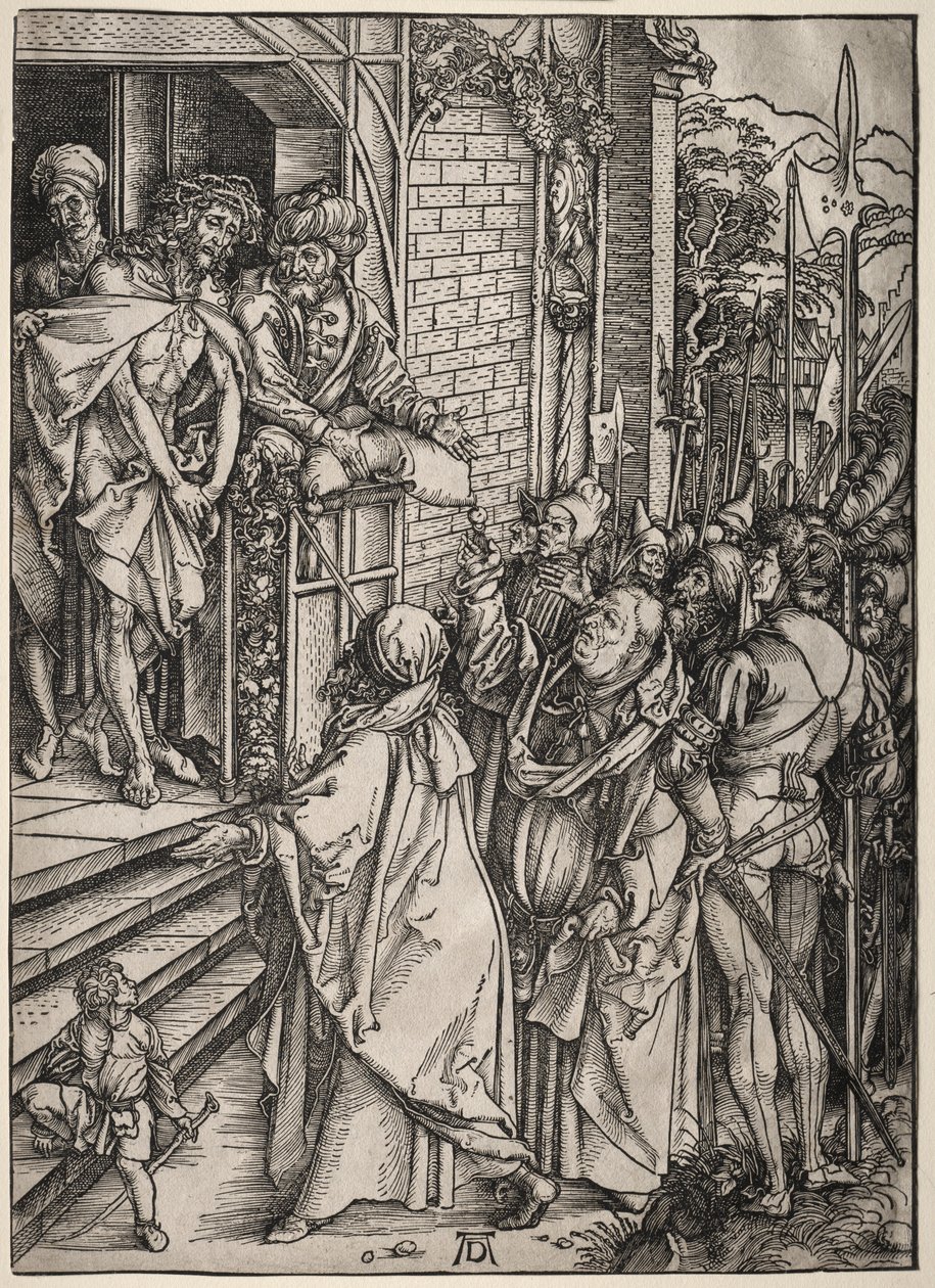 La Gran Pasión: Cristo mostrado al pueblo de Albrecht Dürer