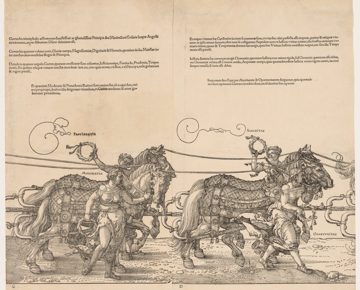 El gran carro triunfal del emperador Maximiliano de Albrecht Dürer