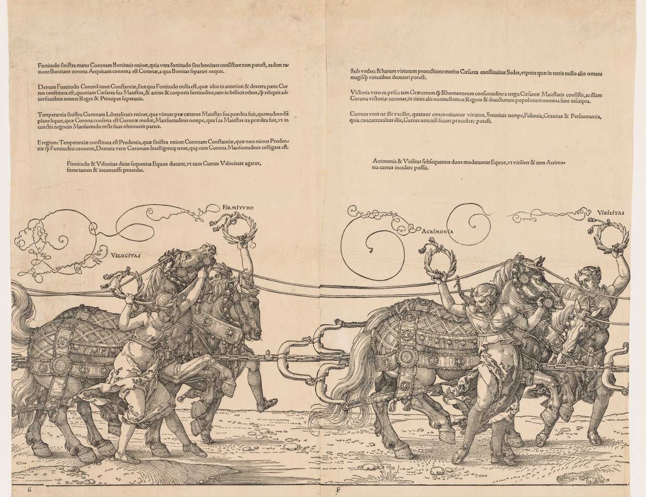 El Gran Carro Triunfal del Emperador Maximiliano de Albrecht Dürer