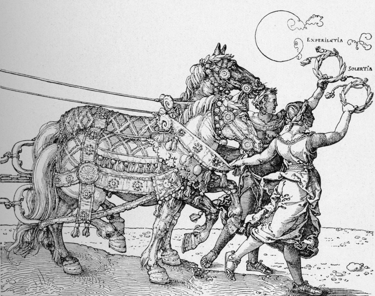 El Gran Carro Triunfal del Emperador Maximiliano, 1523, 1906 de Albrecht Dürer