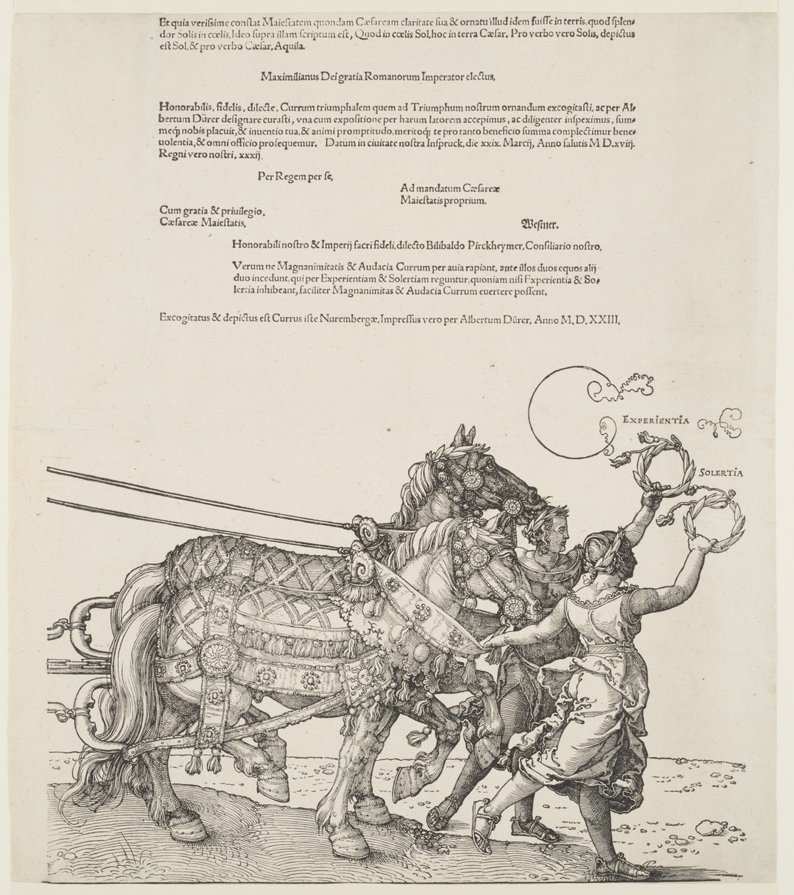 El gran carro triunfal: Experiencia y habilidad de Albrecht Dürer