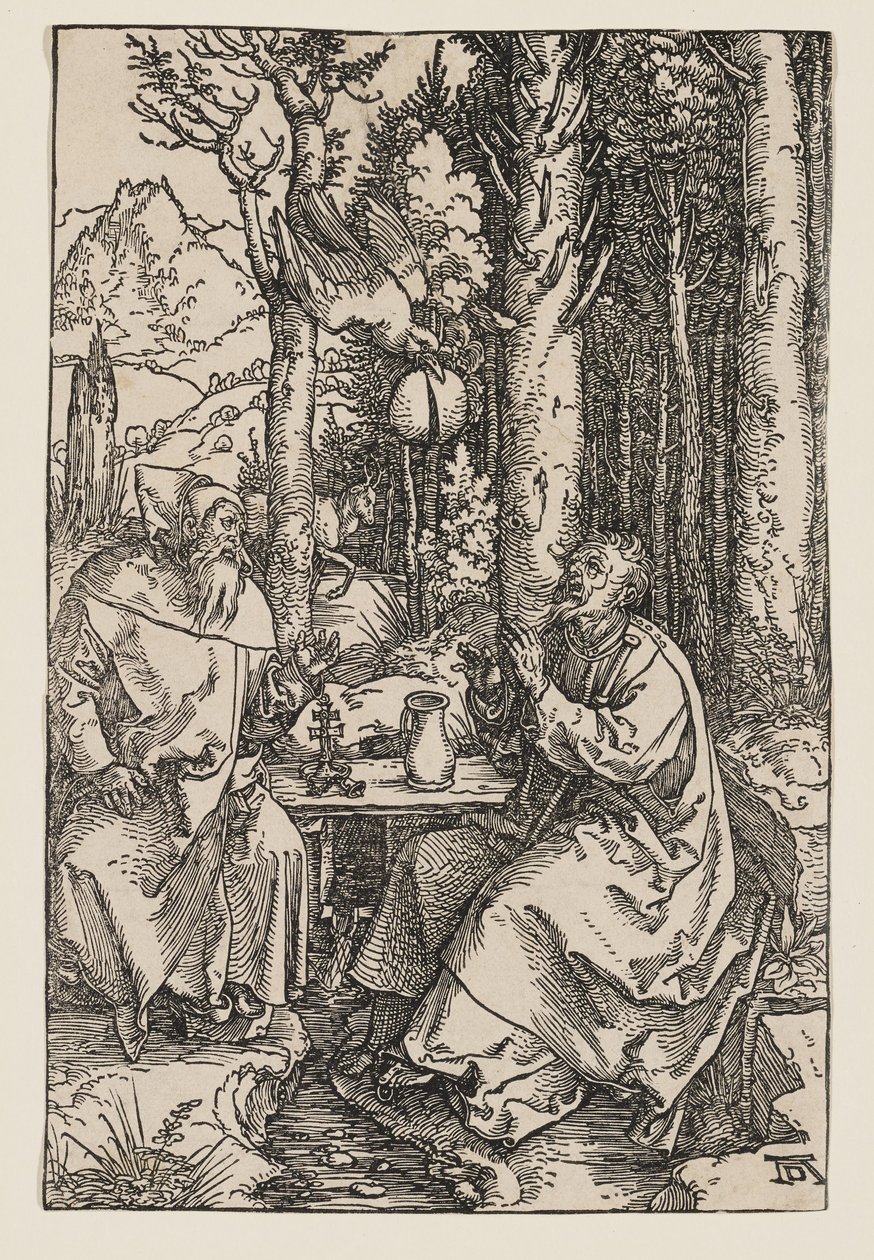 Los ermitaños San Pablo y San Antonio de Albrecht Dürer