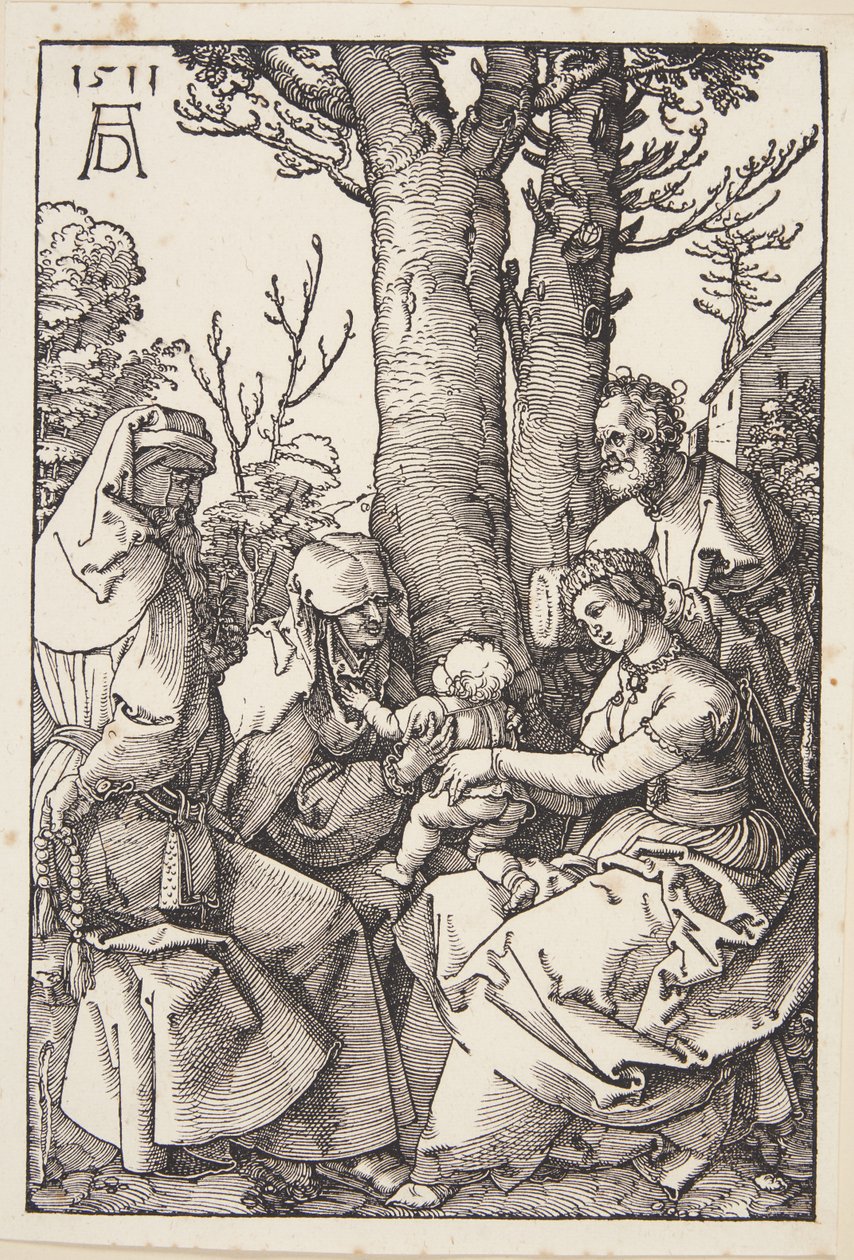 La Sagrada Familia con Joaquín y Santa Ana de Albrecht Dürer