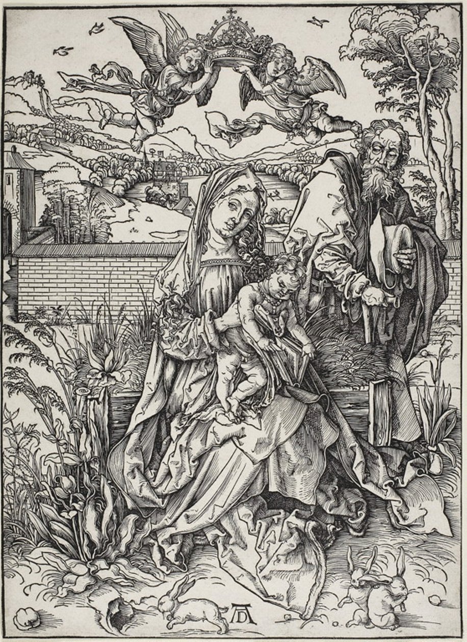 La Sagrada Familia con tres liebres de Albrecht Dürer