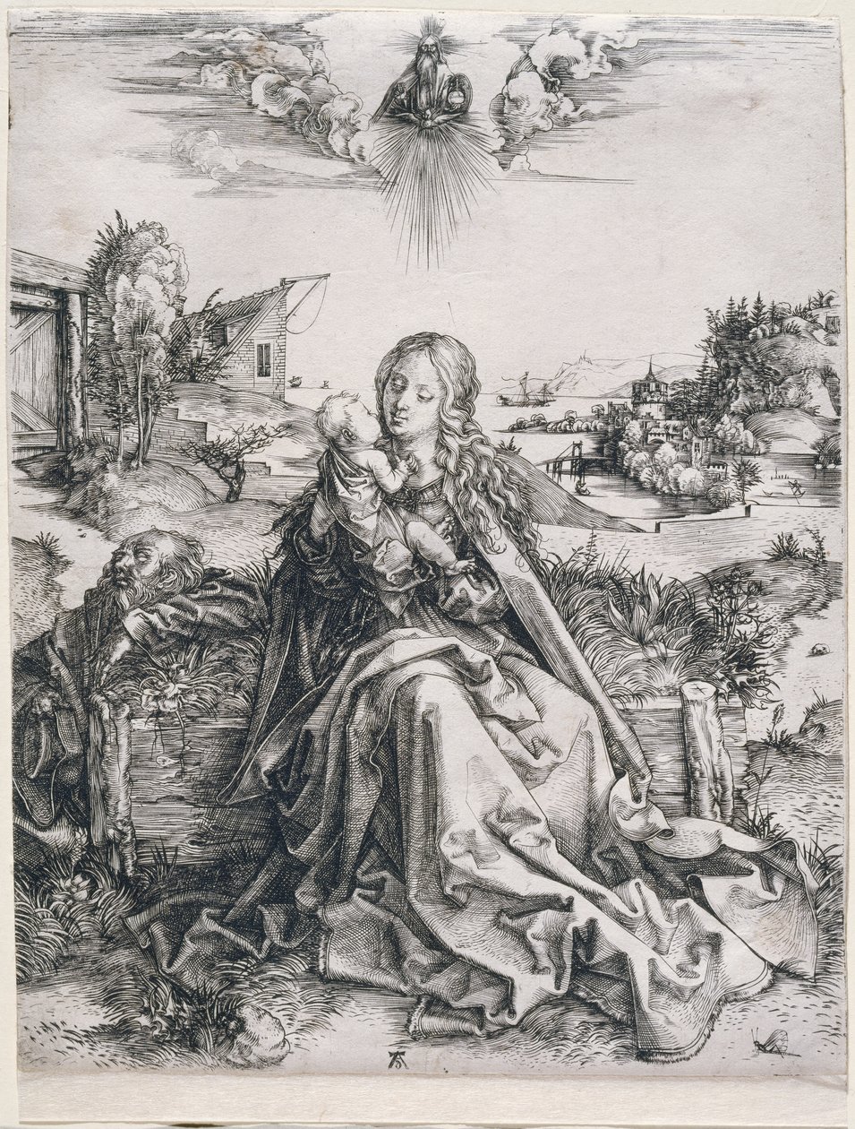 La Sagrada Familia con la libélula de Albrecht Dürer