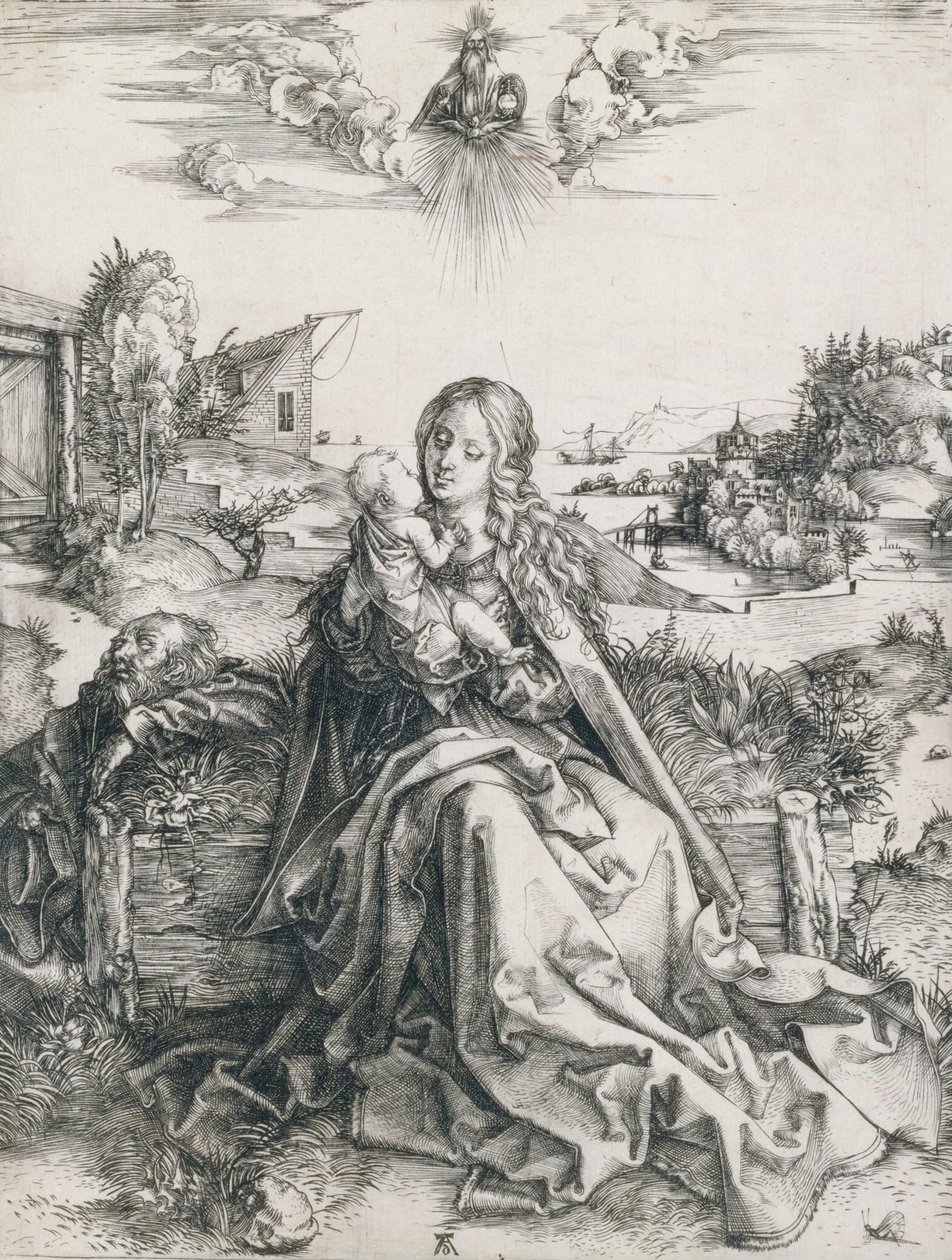 La Sagrada Familia con la libélula de Albrecht Dürer