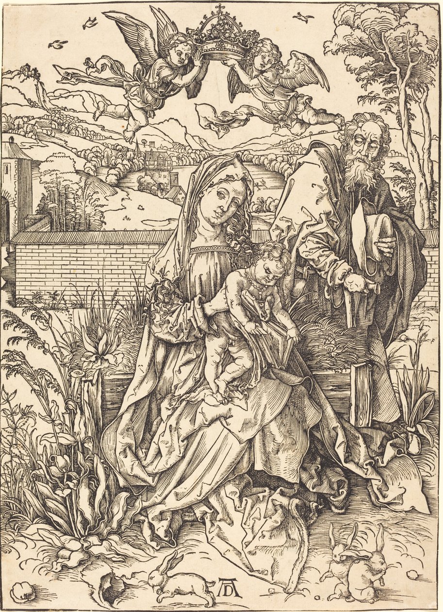 La Sagrada Familia con las tres liebres de Albrecht Dürer