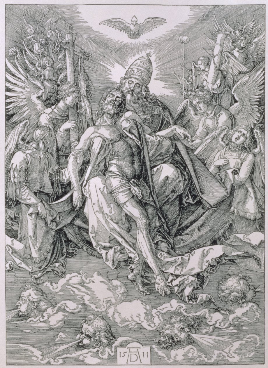 La Santísima Trinidad, pub. 1511 de Albrecht Dürer