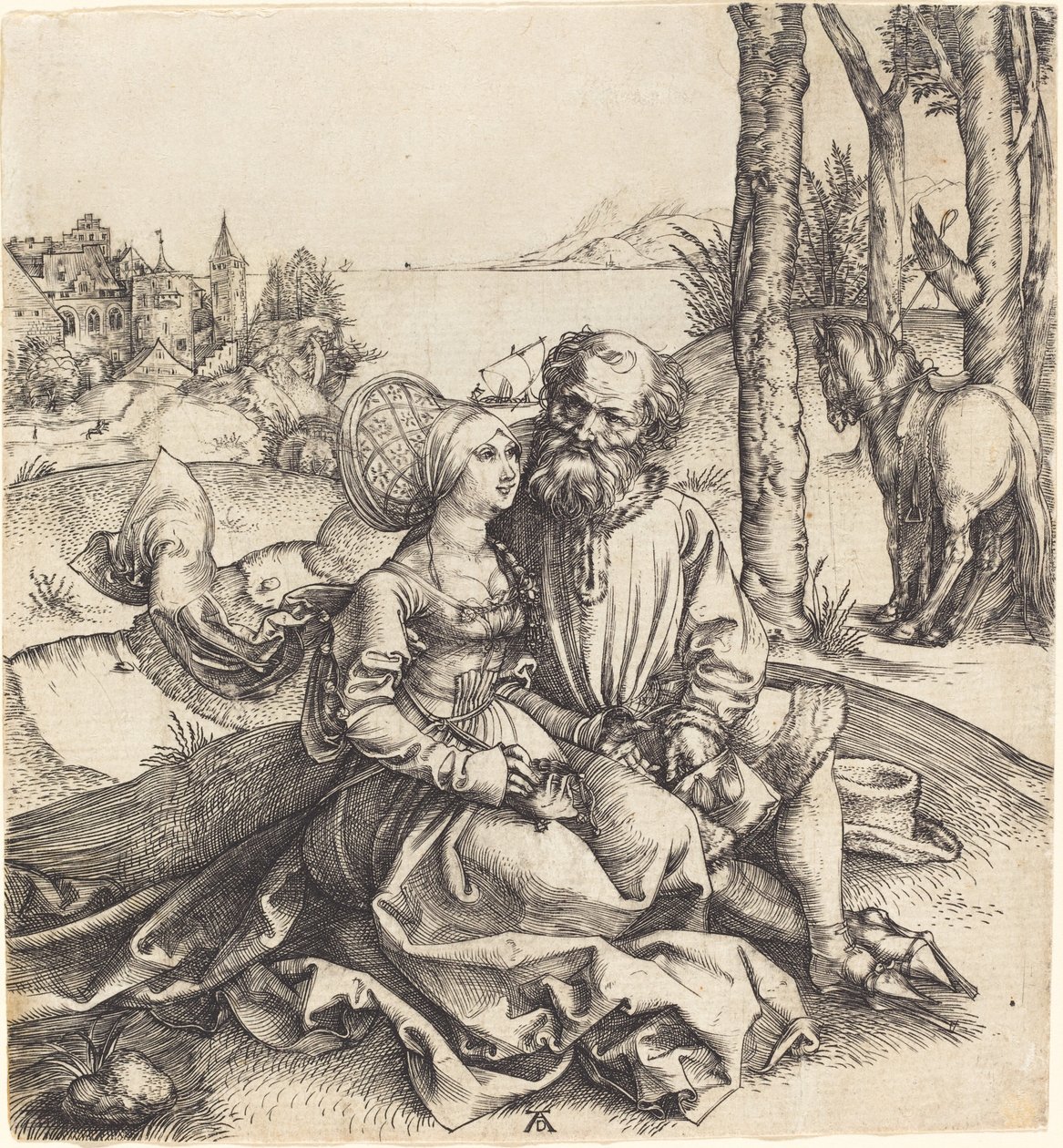 La pareja mal emparejada de Albrecht Dürer
