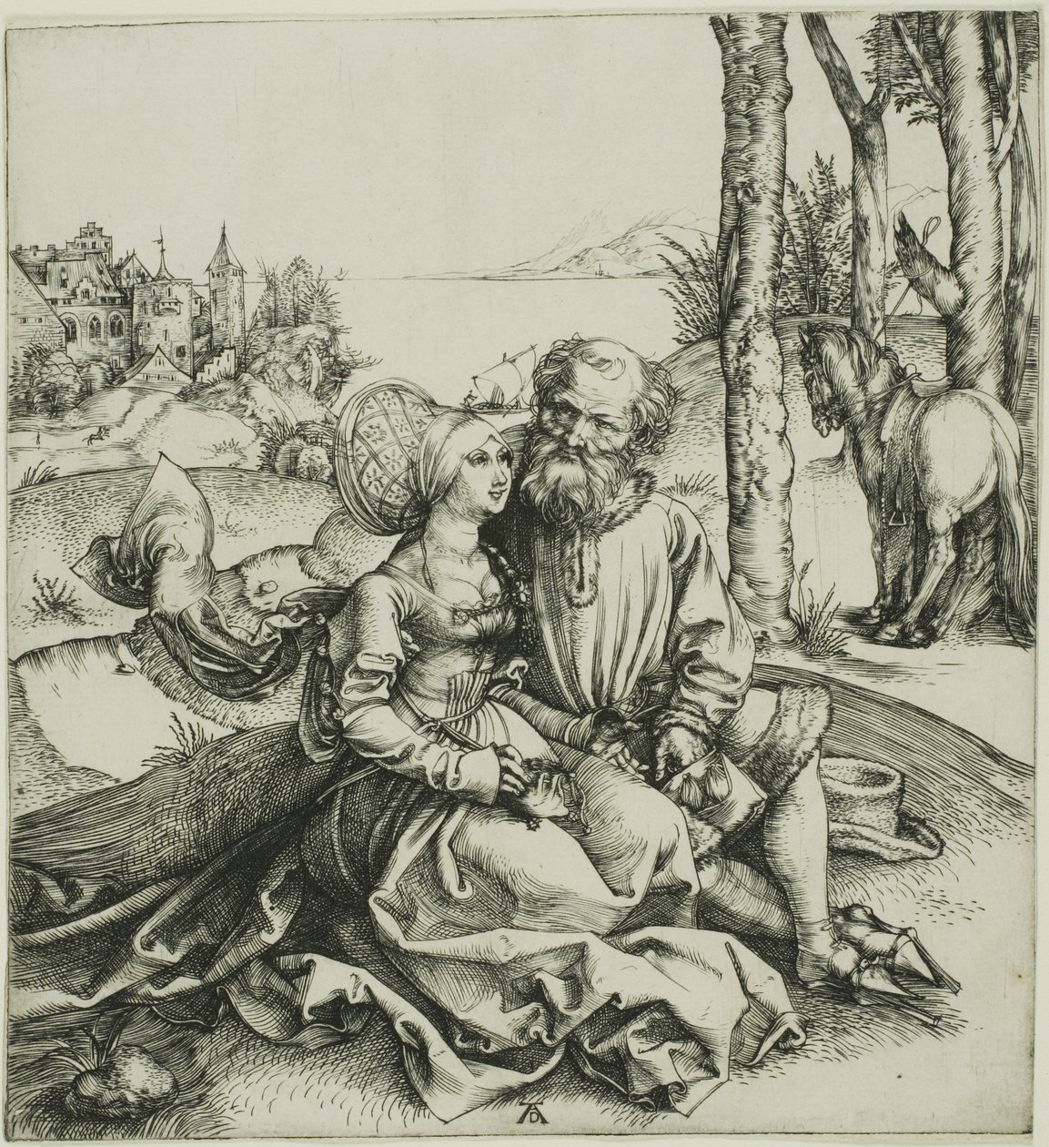 La pareja mal emparejada de Albrecht Dürer