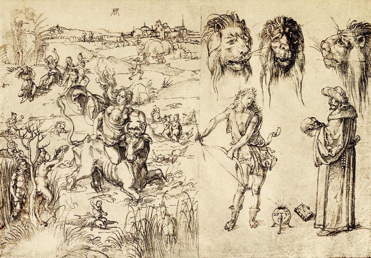 El rapto de Europa de Albrecht Dürer