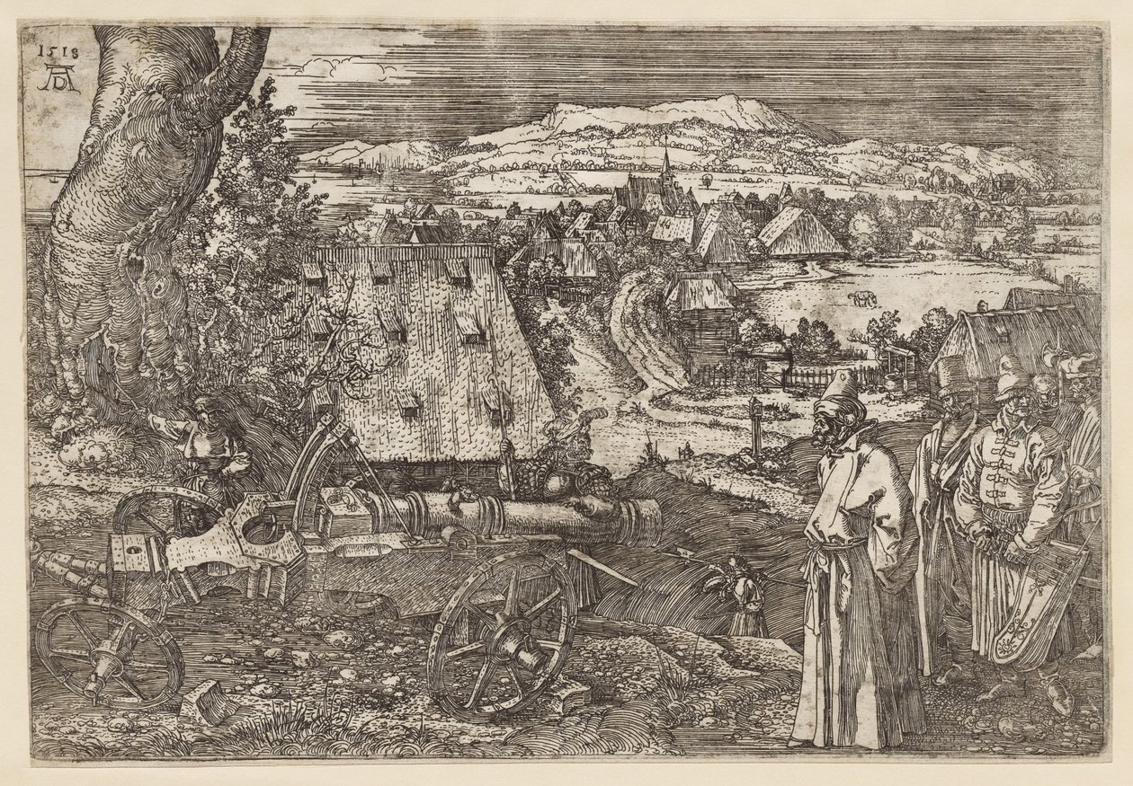 El paisaje con el cañón de Albrecht Dürer