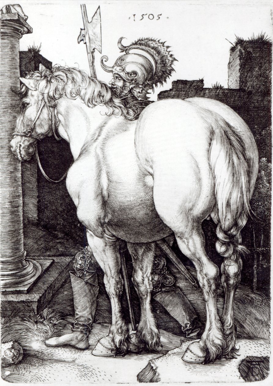 El gran caballo, 1509 de Albrecht Dürer