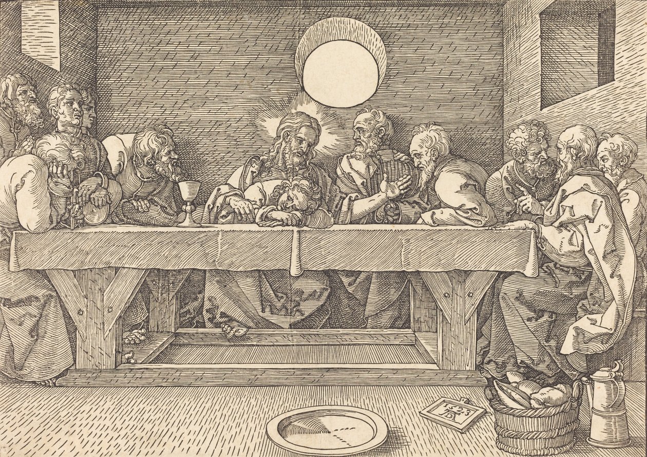 La última cena, 1523 de Albrecht Dürer