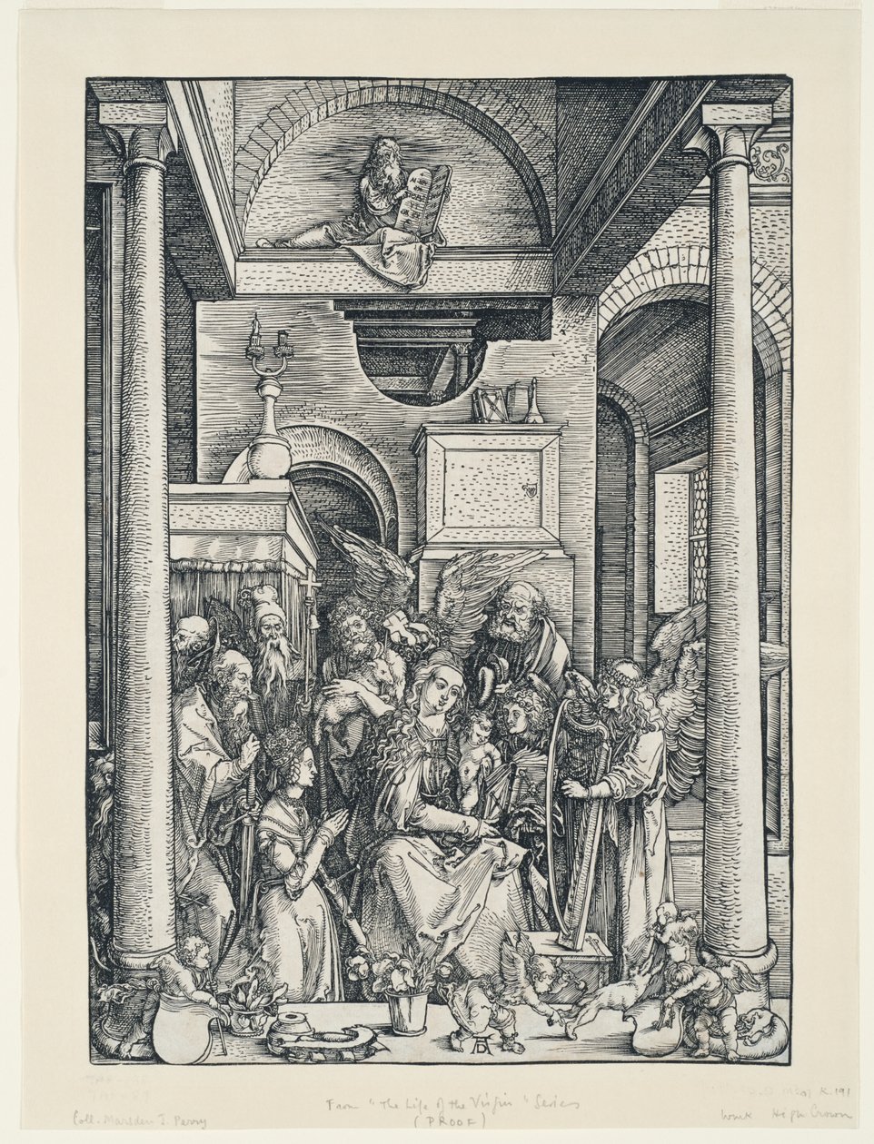 La vida de la Virgen: La glorificación de la Virgen de Albrecht Dürer