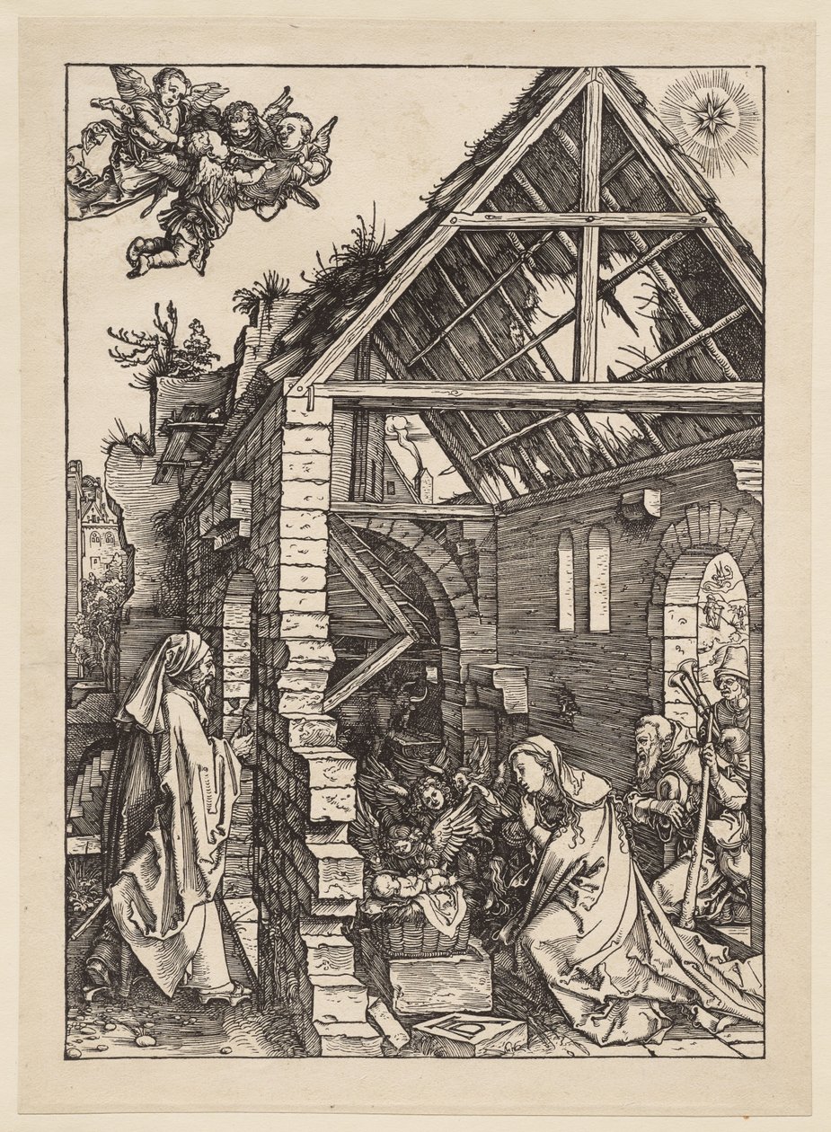 La vida de la Virgen: La Natividad de Albrecht Dürer