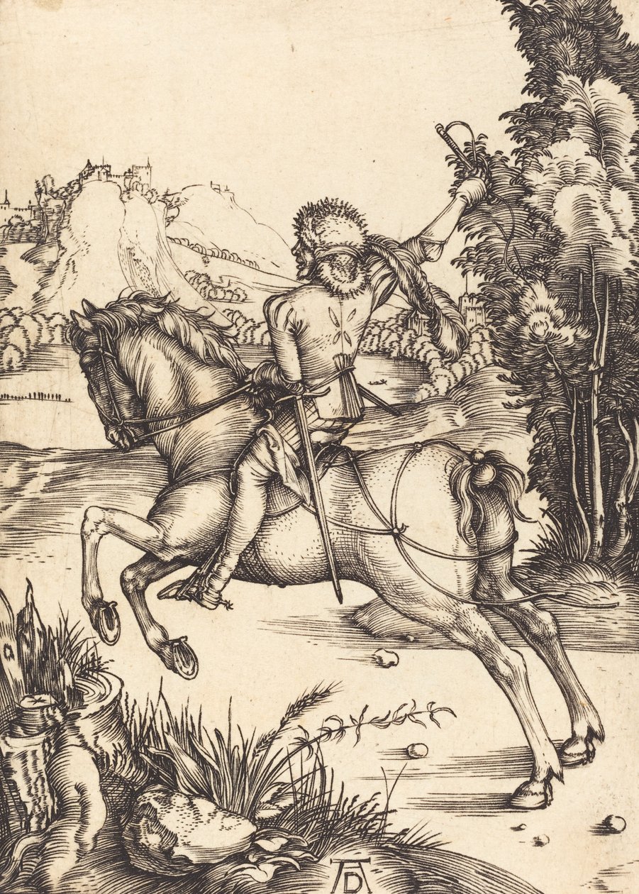 El pequeño mensajero, c. 1496 de Albrecht Dürer