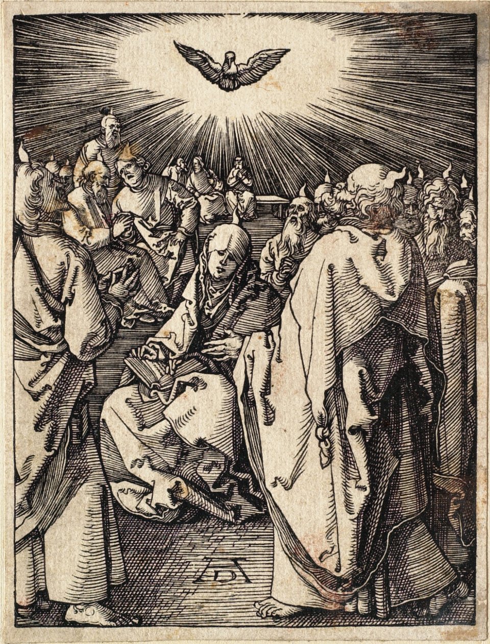 La pequeña Pasión: Pentecostés de Albrecht Dürer