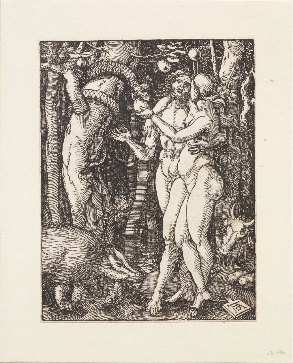 La pequeña Pasión: La caída del hombre de Albrecht Dürer
