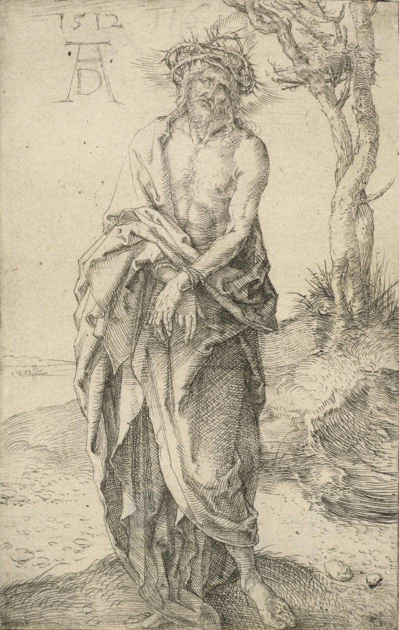 El Hombre de Dolores con Manos Atadas de Albrecht Dürer