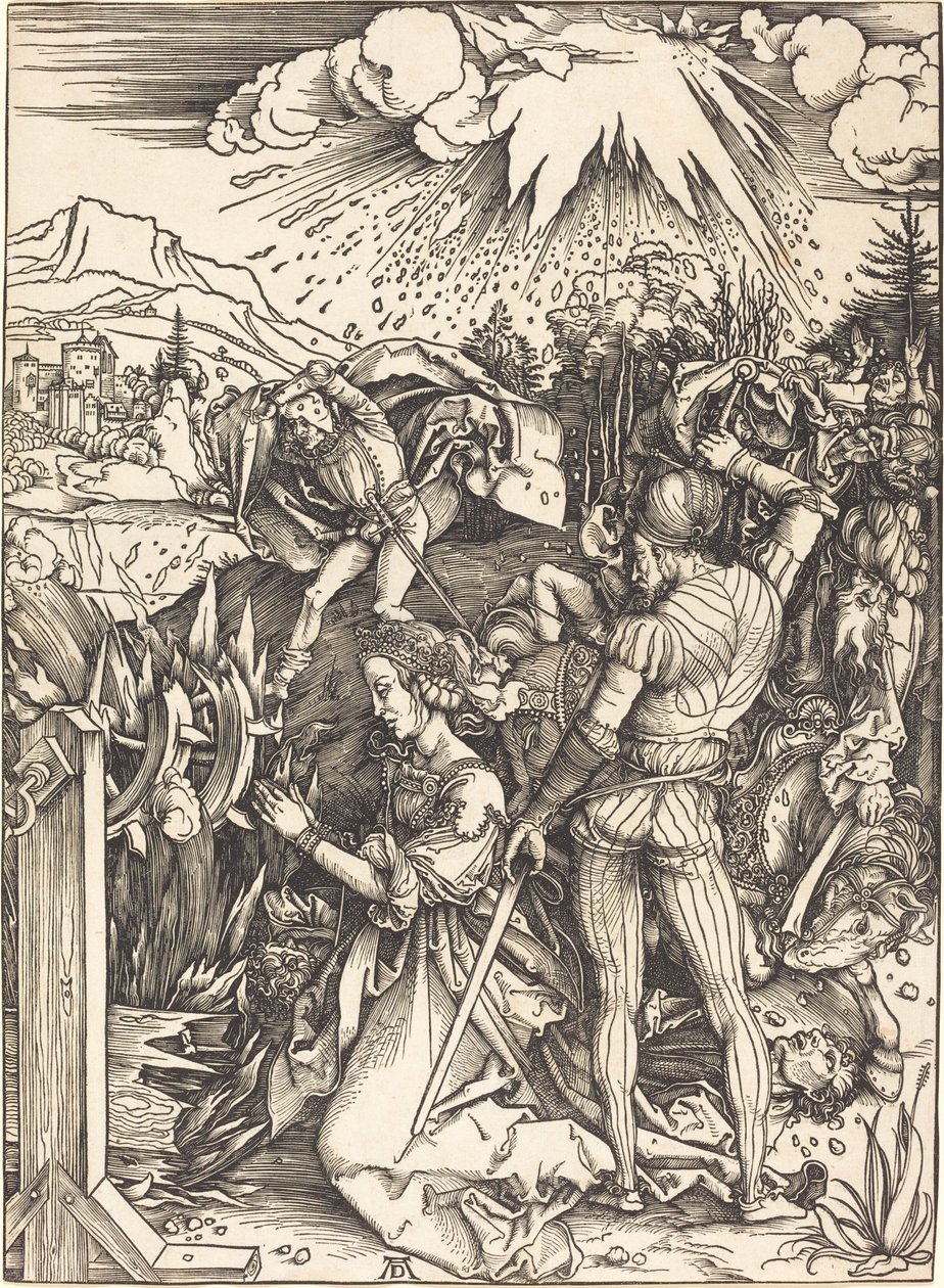 El martirio de Santa Catalina de Albrecht Dürer