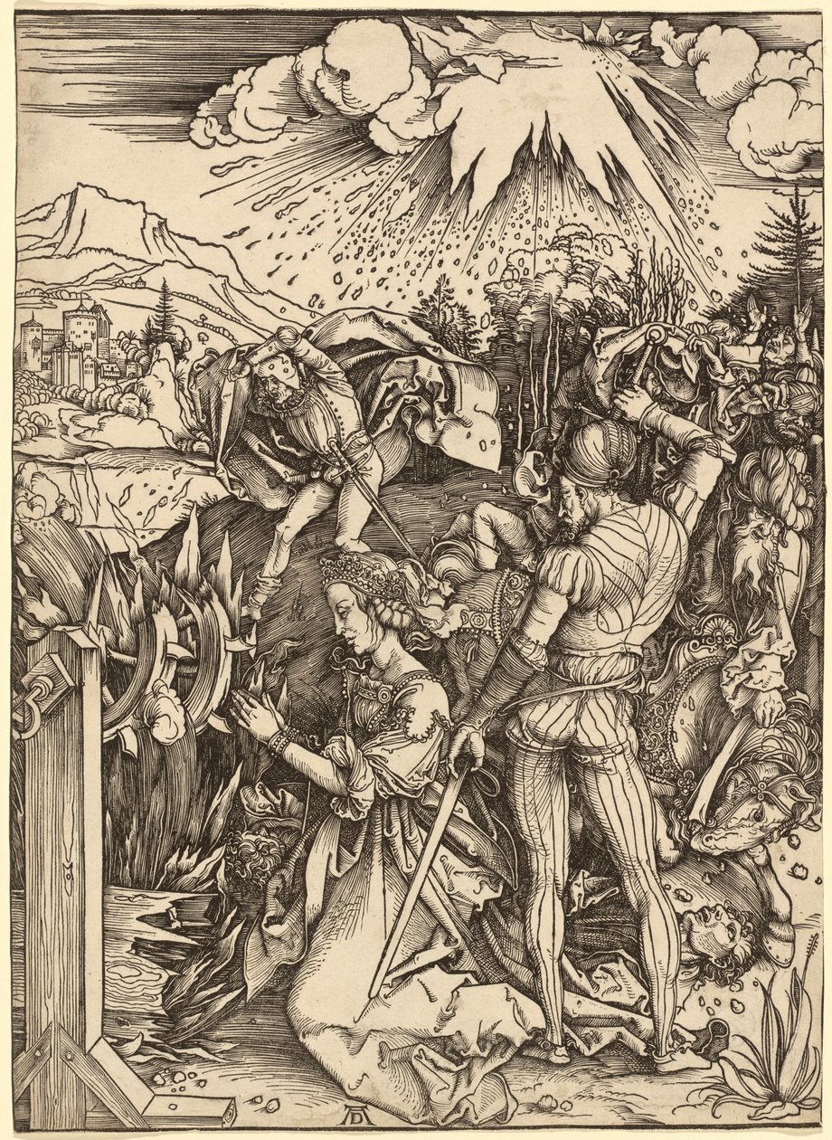 El martirio de santa Catalina de Albrecht Dürer