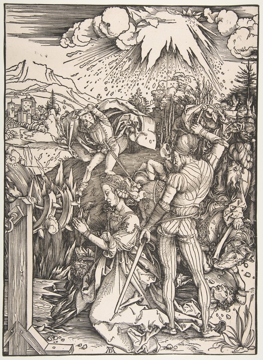 El martirio de Santa Catalina de Albrecht Dürer