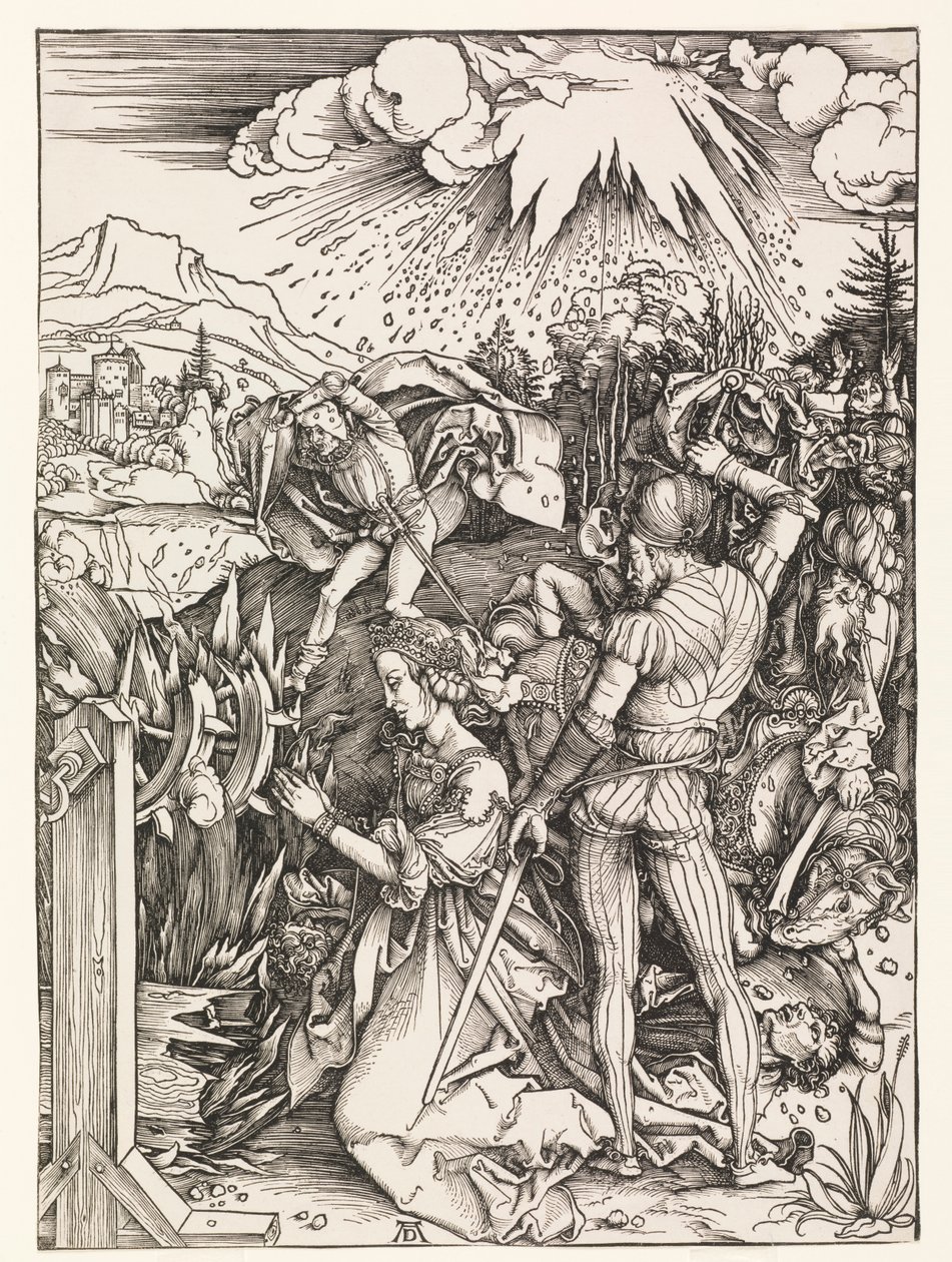El Martirio de Santa Catalina de Albrecht Dürer