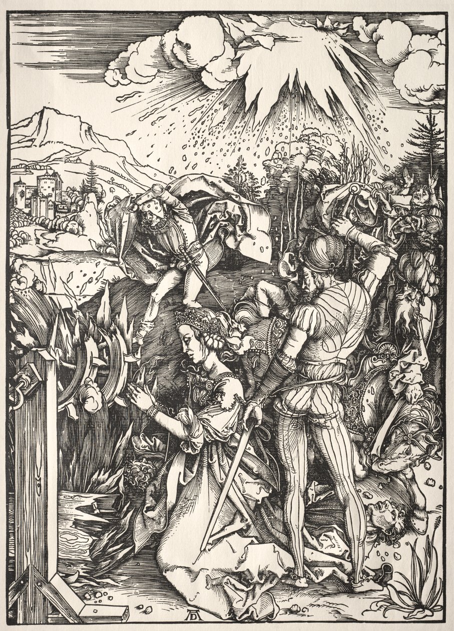 El Martirio de Santa Catalina de Albrecht Dürer