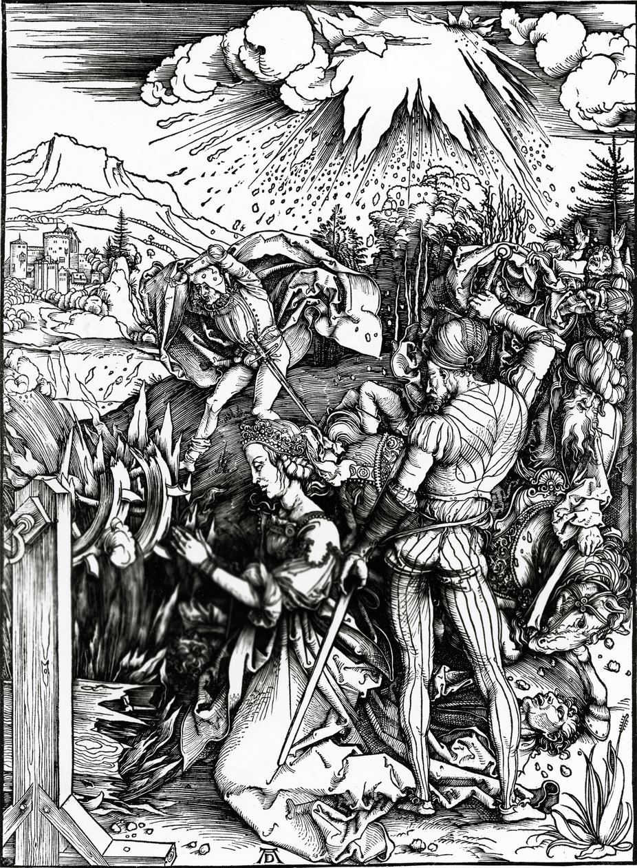 El martirio de Santa Catalina de Albrecht Dürer