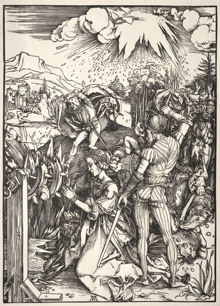El martirio de Santa Catalina de Albrecht Dürer