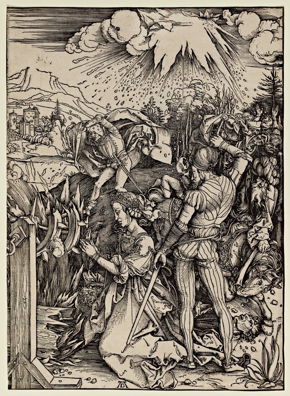 El martirio de Santa Catalina de Alejandría de Albrecht Dürer