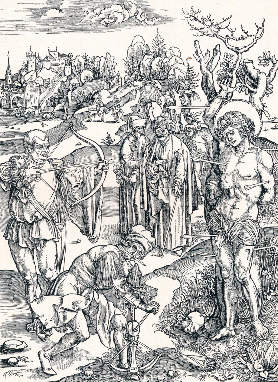 El martirio de San Sebastián de Albrecht Dürer
