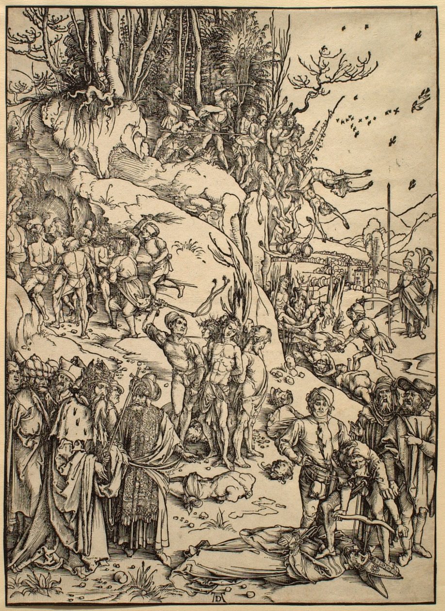 El martirio de los diez mil de Albrecht Dürer