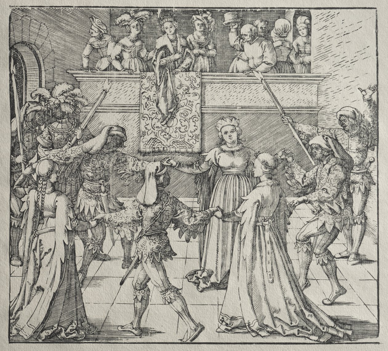 El Baile de Máscaras de Albrecht Dürer