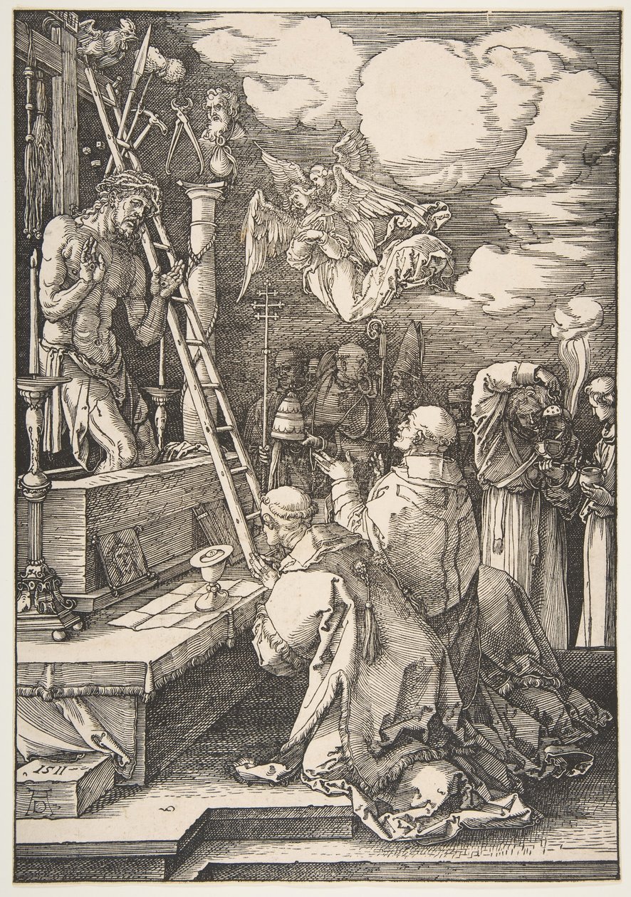 La misa de San Gregorio, 1511 de Albrecht Dürer