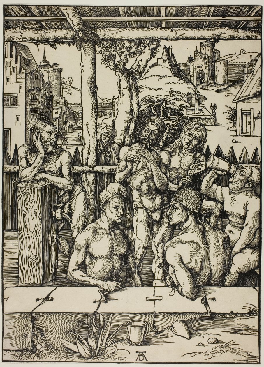 El baño de los hombres de Albrecht Dürer