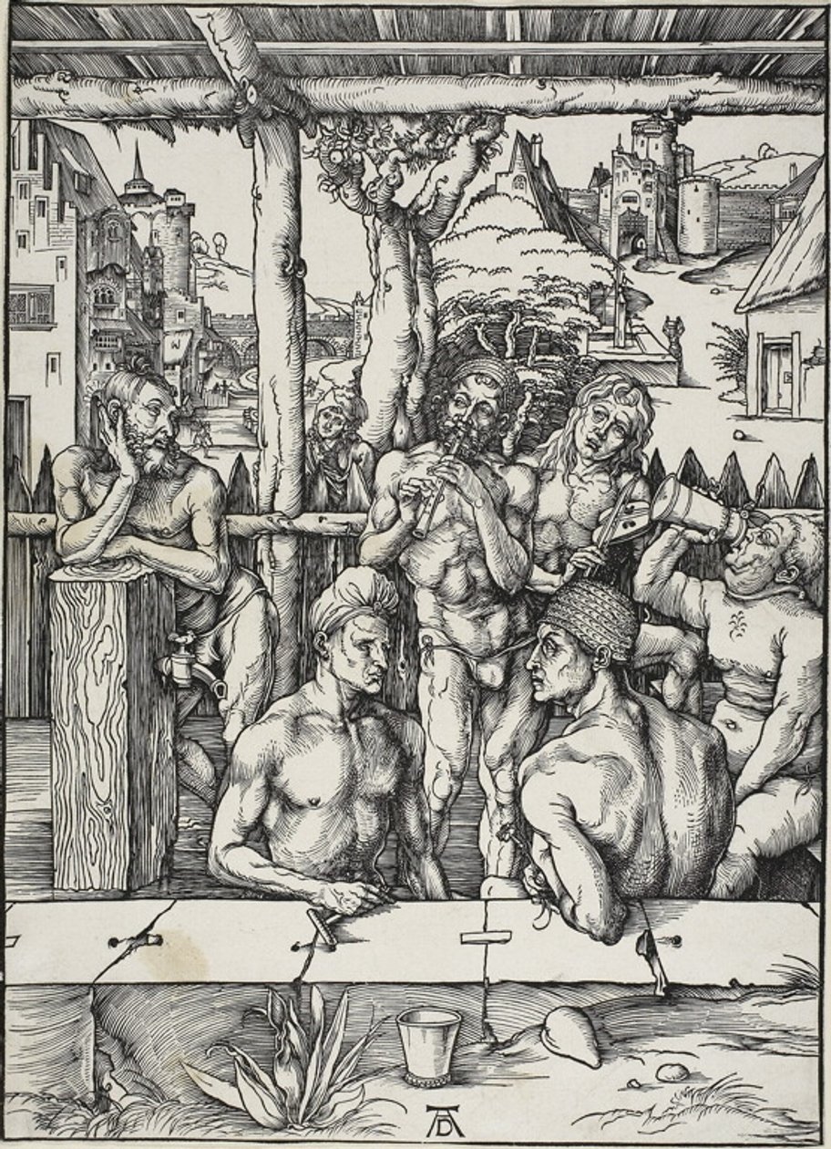 El baño de los hombres de Albrecht Dürer