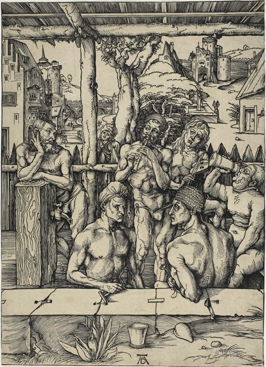 El baño de los hombres de Albrecht Dürer