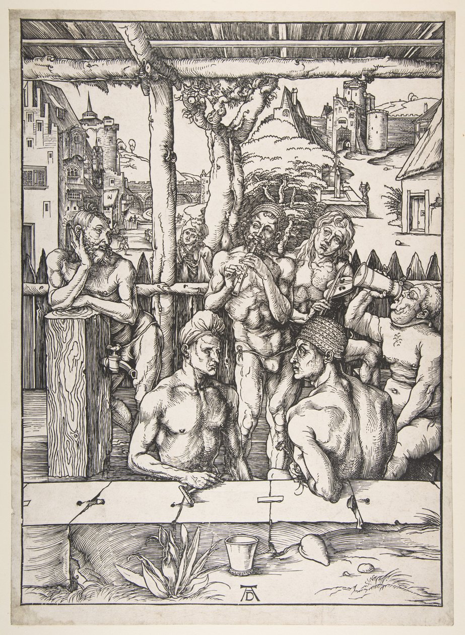 El baño de los hombres de Albrecht Dürer