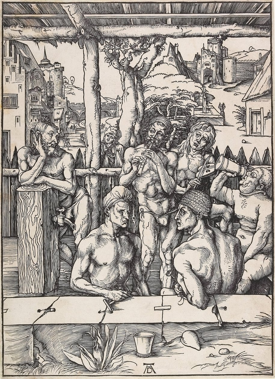El baño de los hombres de Albrecht Dürer