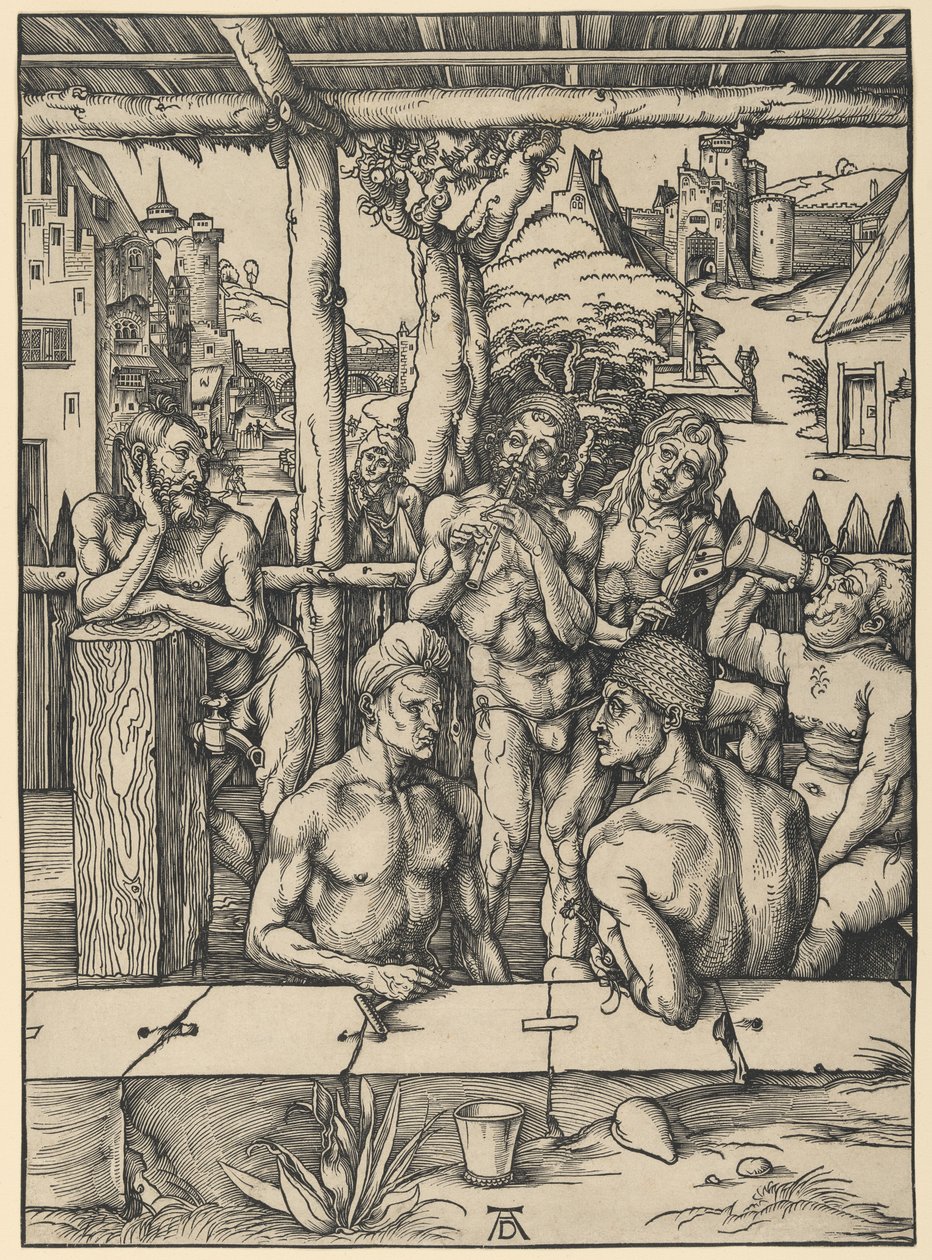 El baño de los hombres de Albrecht Dürer