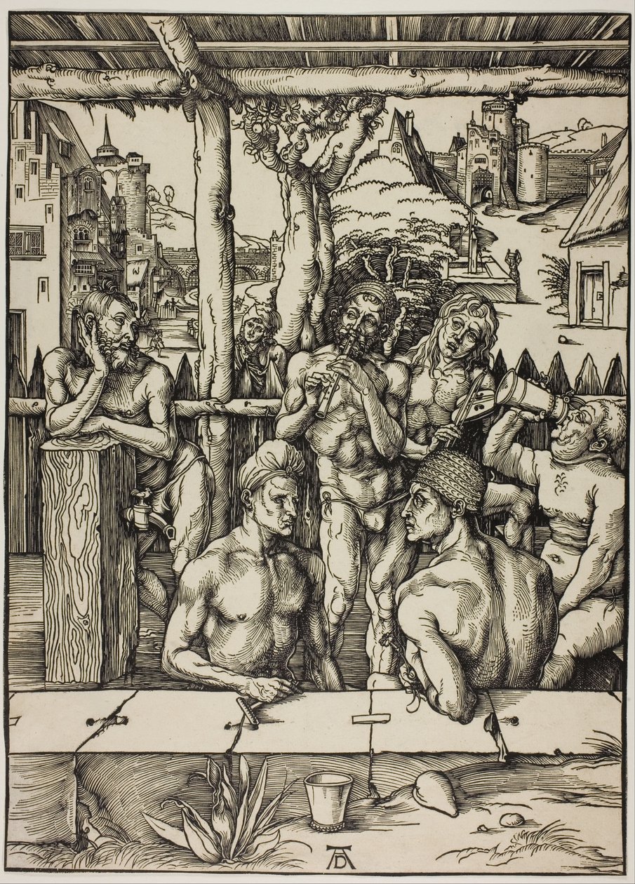 El baño de los hombres de Albrecht Dürer