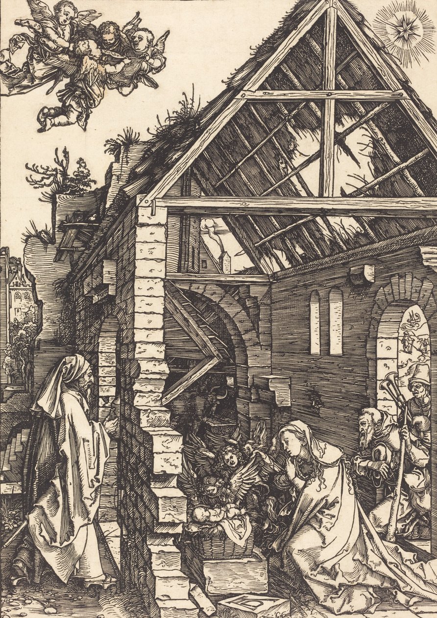 La Natividad, c. 1502-1504 de Albrecht Dürer