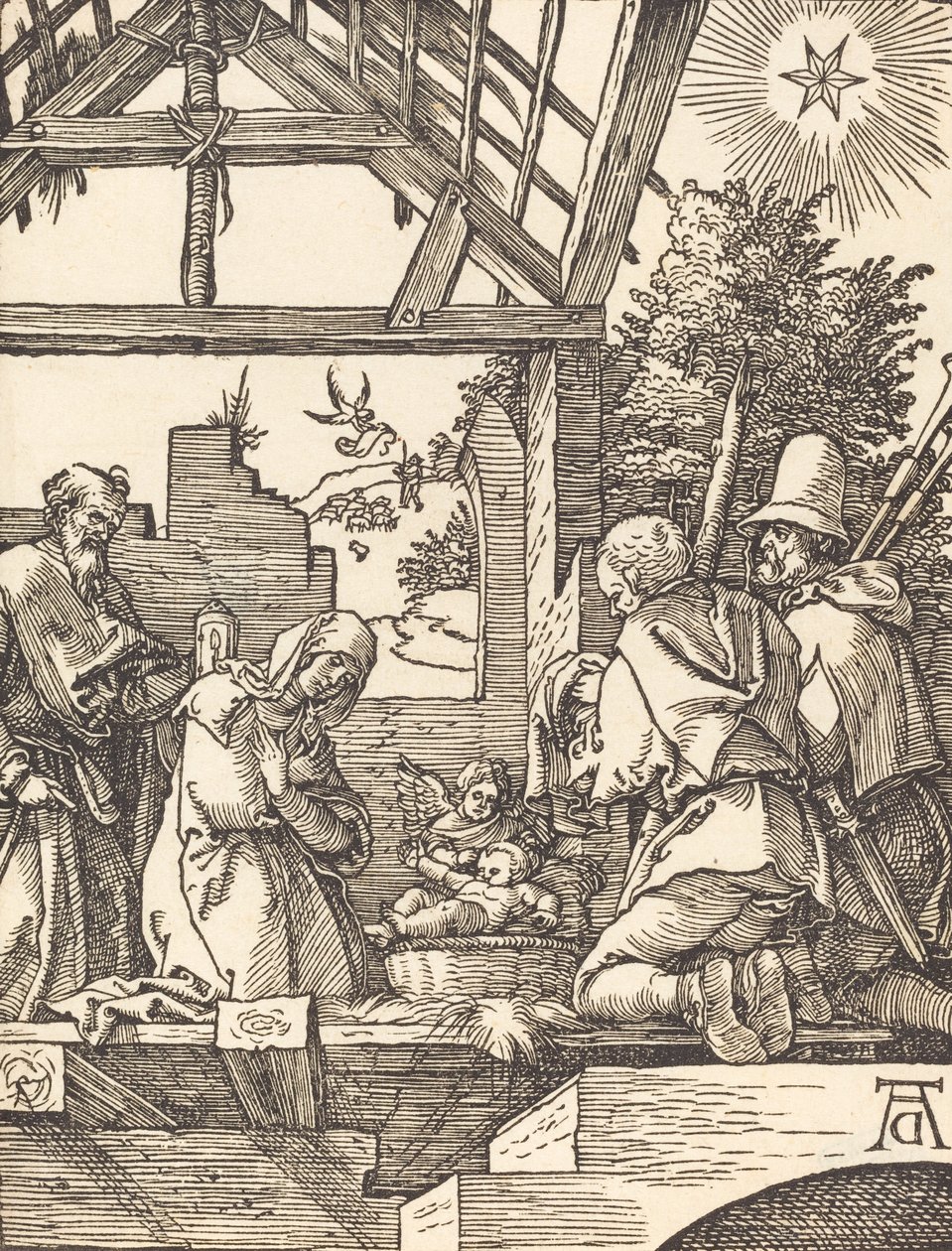 La Natividad, probablemente c. 1509-1510 de Albrecht Dürer