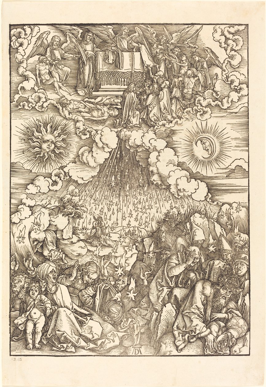 La apertura del quinto y sexto sello de Albrecht Dürer