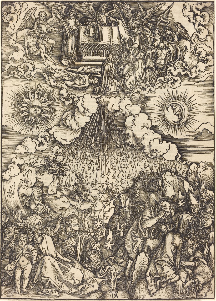 La Apertura del Quinto y Sexto Sellos de Albrecht Dürer